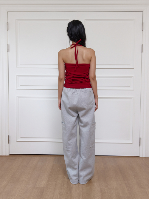 BIG POCKET JOGGER PANTS - GREY