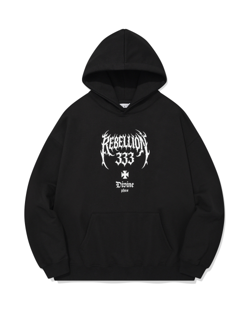Rebellion 333 Hoodie/Black