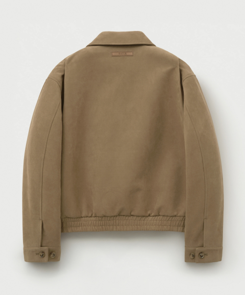 Замшевая куртка Theo Fox Short Jacket Beige