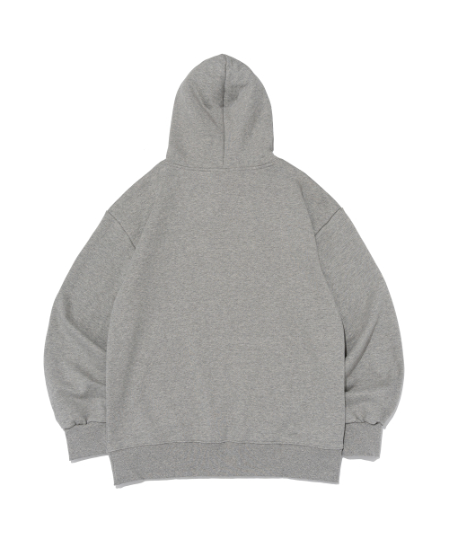 Худи с волнистым логотипом (Grey)