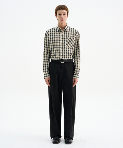 Брюки FW с боковыми защипами Curved_Black