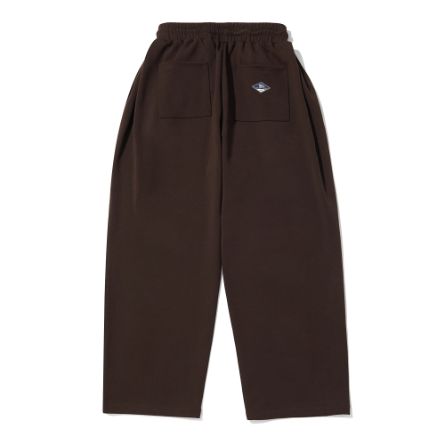 Широкие спортивные брюки со складками Brown ITZ3RL03ABR