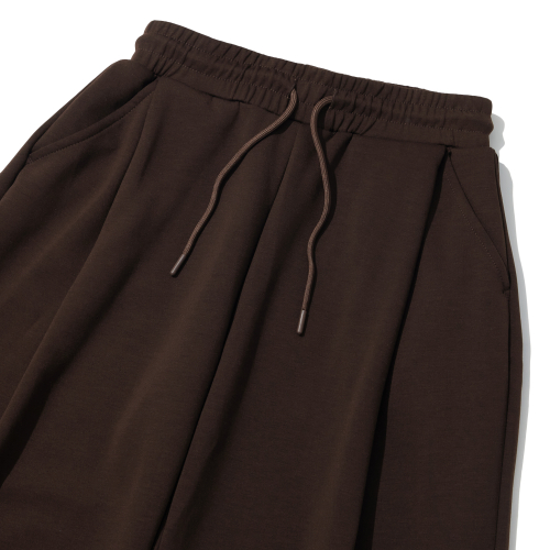 Широкие спортивные брюки со складками Brown ITZ3RL03ABR