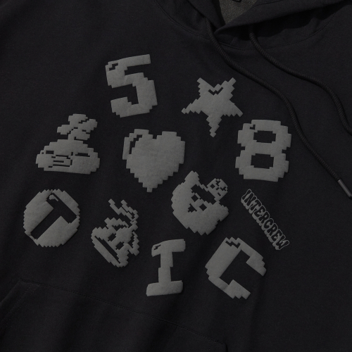 Худи с принтом Black ITZ3TH31ABK