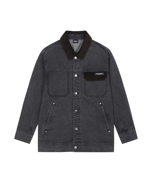 Джинсовая рабочая куртка (Dark Gray)