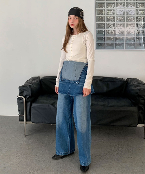 Layered Long Sleeve T - shirt (3colors)