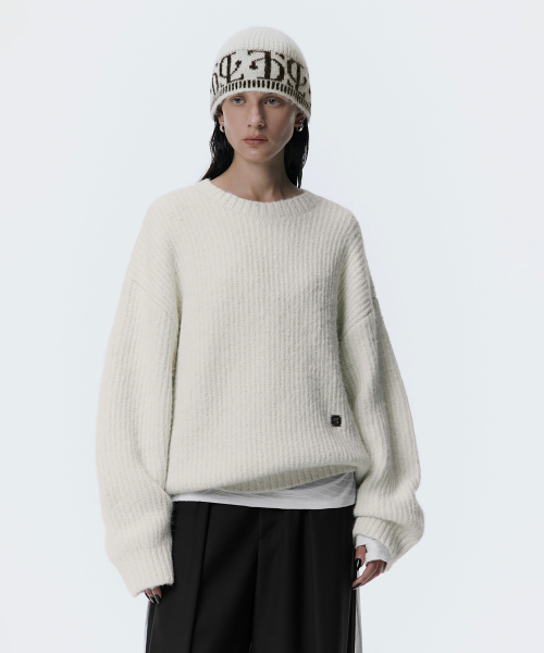 Spangle Knit Pullover [ Ivory ]