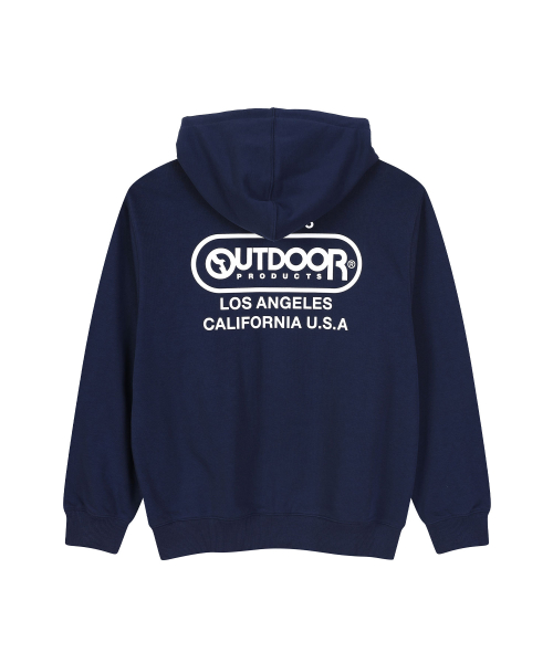 MULTI LOGO ZIP - UP HOODIE (NAVY)