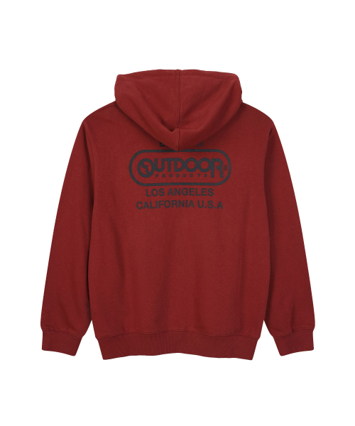 MULTI LOGO ZIP - UP HOODIE (BURGUNDY)