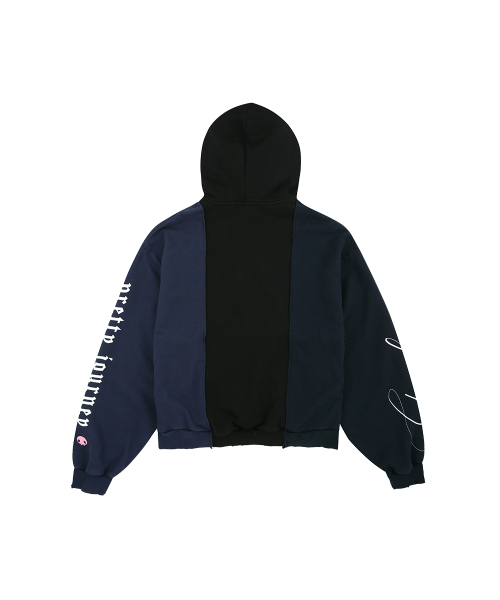 [GRAILZ I KUROMI] KUROMI REWORK HOODIE [NAVY]