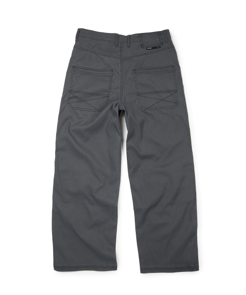 (BASE) KNEE POCKET COMFORT PANTS (BLACK)