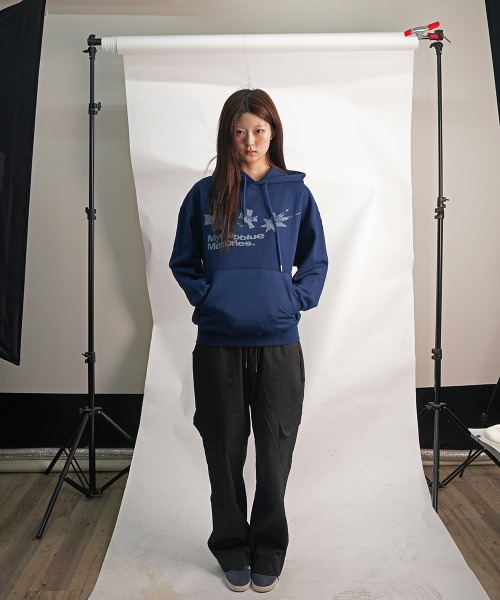 SYMBOL LOGO GRAPHIC HOODIE (NAVY)