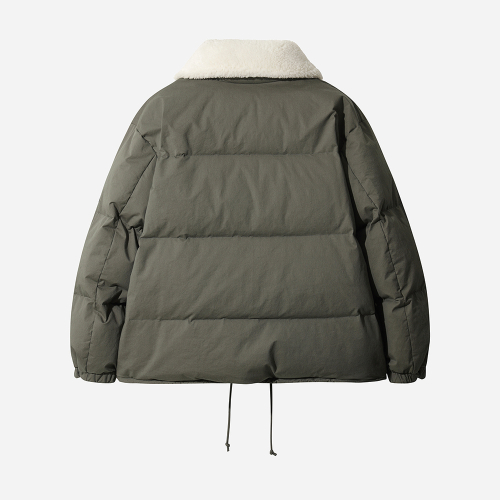 D7 воротник пуховыйжакет(L.CHARCOAL GREY)