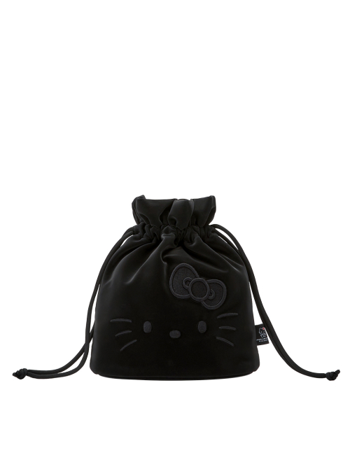 Drawstring Cross Hello Kitty Haze Black