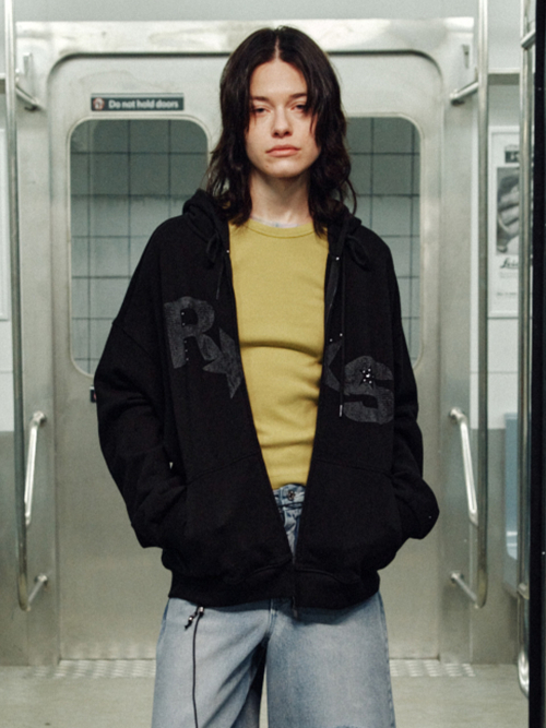 ()Star Raive Hood Zip - up VW5AM062_2color