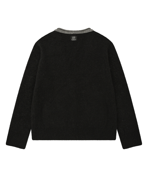 букле кардиган BLACK