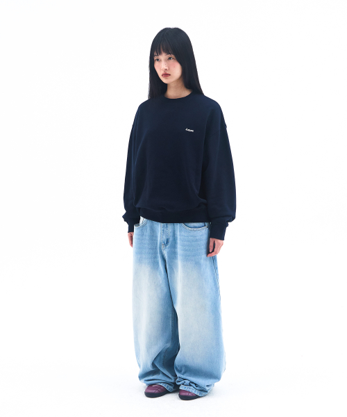 BASIC SMALL LOGO SWEATSHIRT NAVY