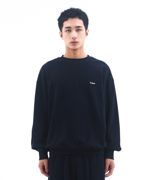 BASIC SMALL LOGO SWEATSHIRT NAVY