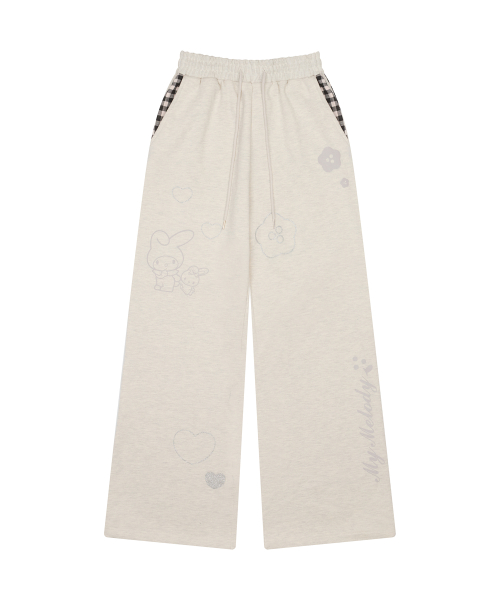 MY MELODY TRAINING PANTS(BEIGE)