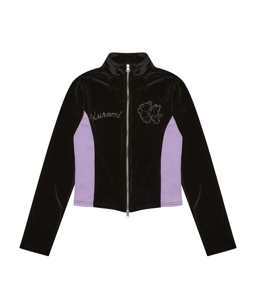 KUROMI VELVET SET - UP(BLACK)