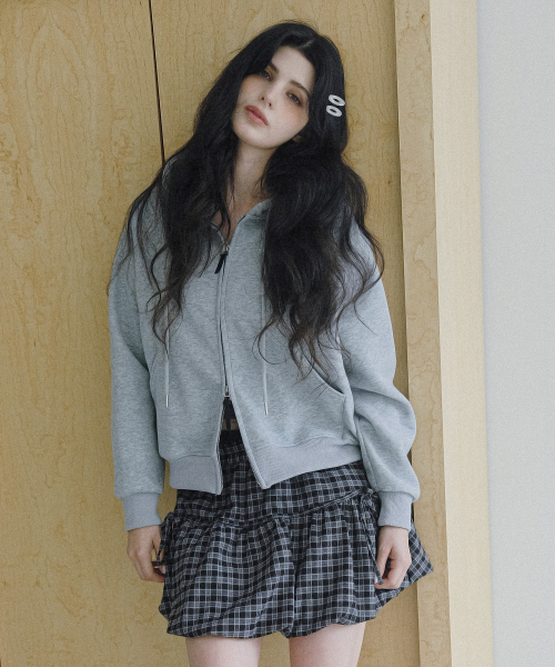 Two-Way Zip Essential Hoodie