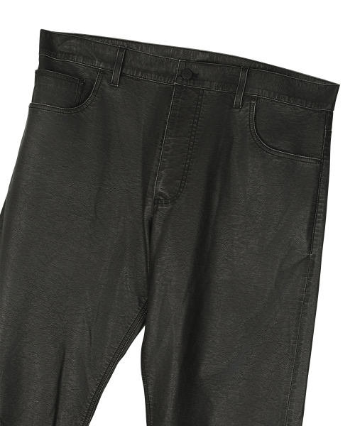 SUNDAY VINTAGE LEATHER PANT BLACK