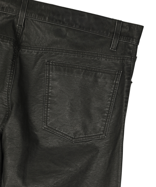 SUNDAY VINTAGE LEATHER PANT BLACK