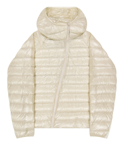 Light Down Hooded Jacket / Light Yellow