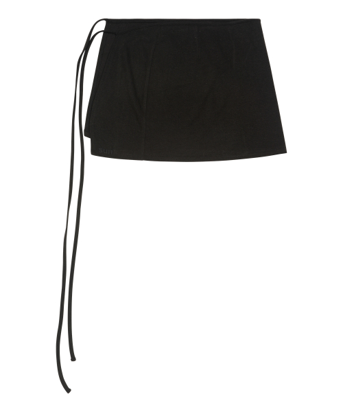 W) SOFT FLARE PANT SET BLACK
