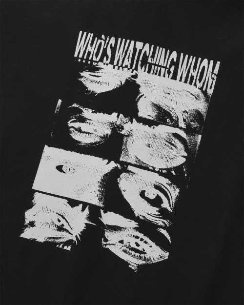 WHOS WATCHING WHOM HOODIE (BLACK)