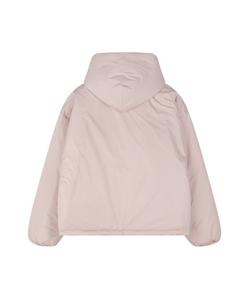 CHERRY REVERSIBLE PUFFER PINK