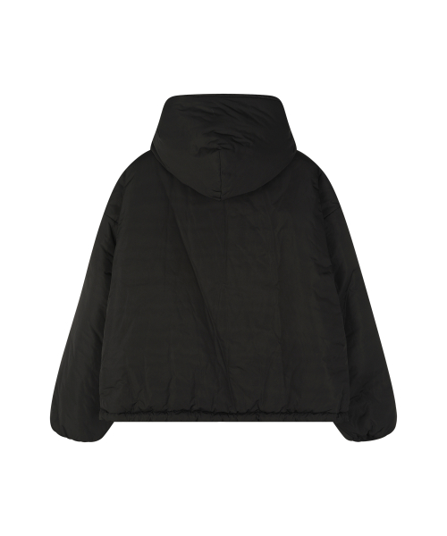 CHERRY REVERSIBLE PUFFER BLACK