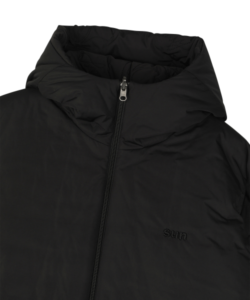 CHERRY REVERSIBLE PUFFER BLACK