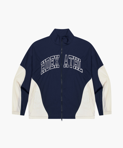Спортивная куртка колор-блок (Navy)