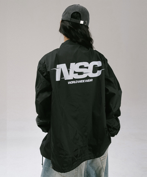 NSC COACH JACKET (BLACK)