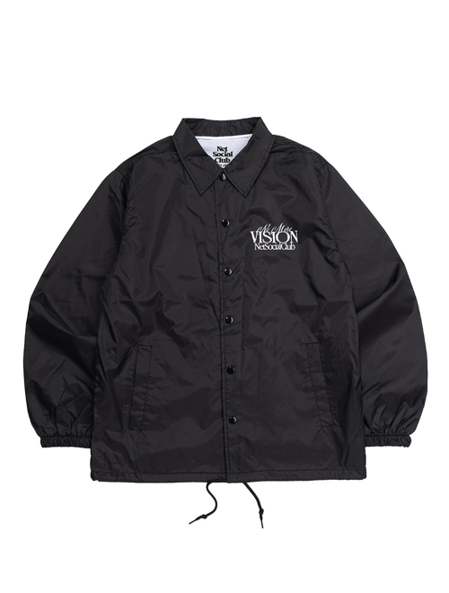 NO MORE VISION COACH JACKET (BLACK)