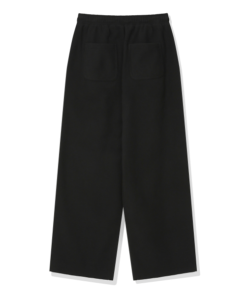 Женские флисовые вельветовые джоггеры (Black)