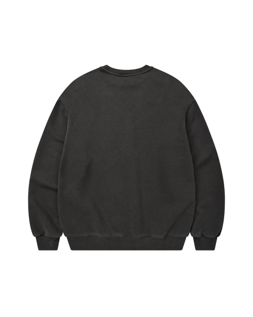 AMMONITE PIGMENT SWEATSHIRT (CHARCOAL)
