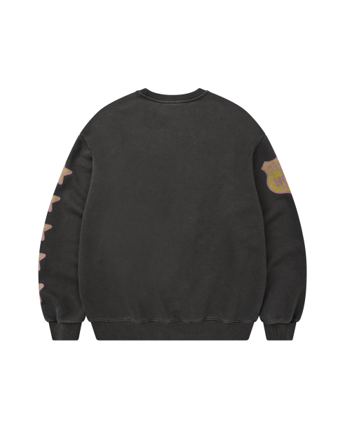 HELL HIGHWAY PIGMENT SWEATSHIRT (CHARCOAL)