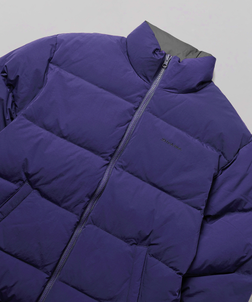 Двусторонний тяжелый пуховик Purple