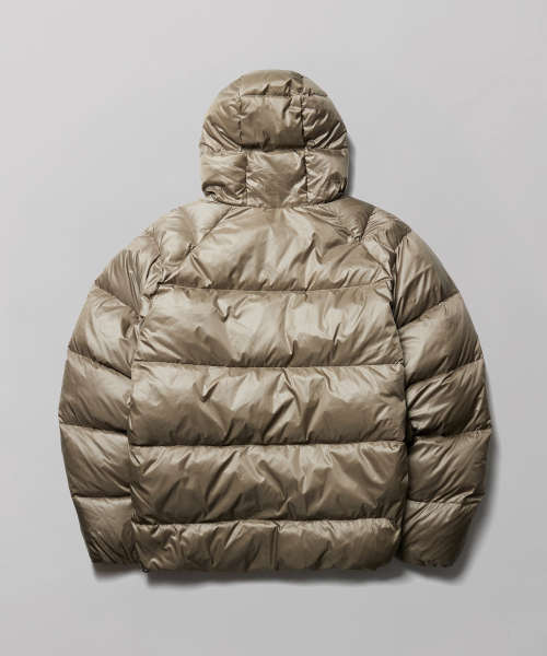 Плотный пуховик Block Khaki Gray