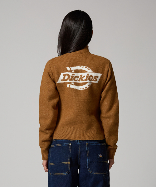 Женский жаккардовый свитер Brown Duck