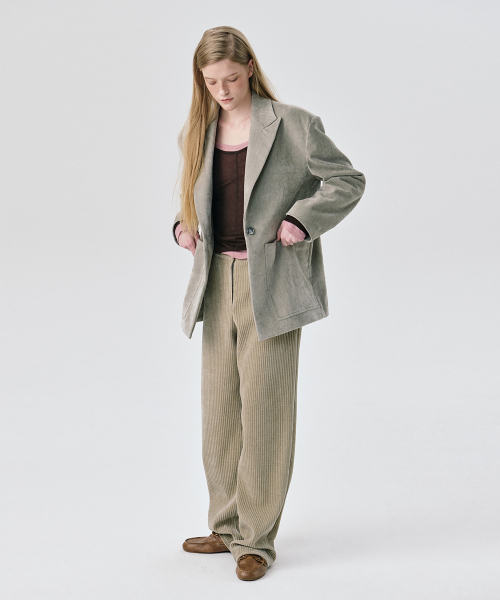 Куртка Back Brushed 2-way Jacket_Grey