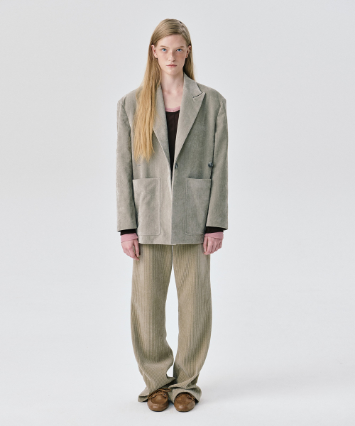 Куртка Back Brushed 2-way Jacket_Grey