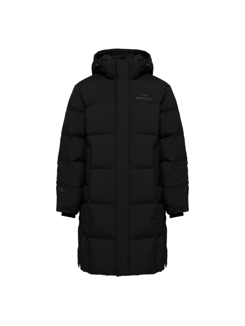 STELOL S (스테롤 S) UNI 윈드스타퍼 롱 다운 자켓_Black
