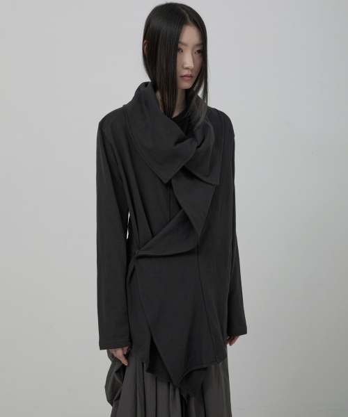 Kaya Layered Jaket (FL-052_Black)