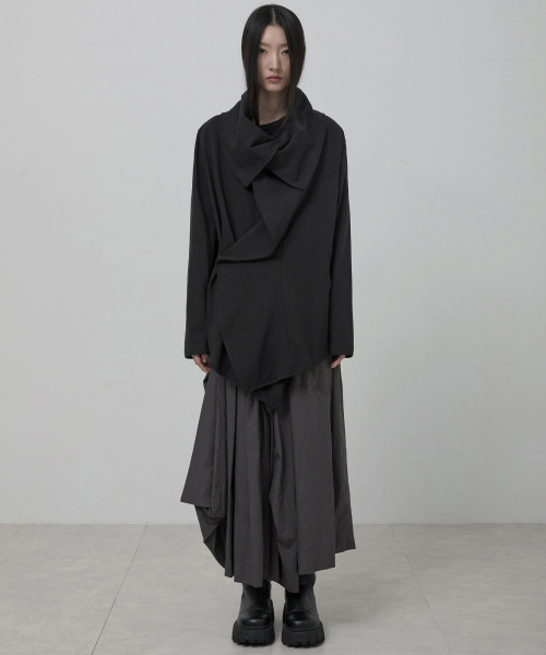 Kaya Layered Jaket (FL-052_Black)