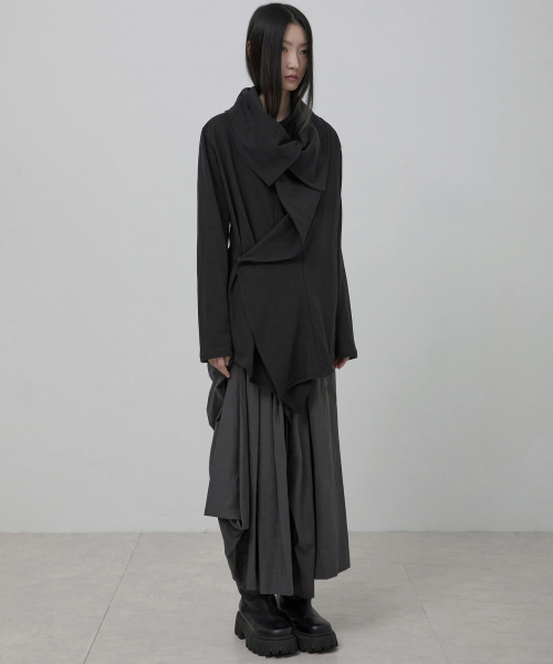 Kaya Layered Jaket (FL-052_Black)