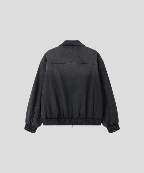 Tencel Washed Field Pocket Куртка на молнии [Black]