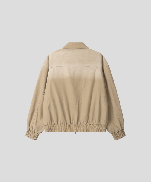 Куртка на молнии из тенселя с карманами Beige
